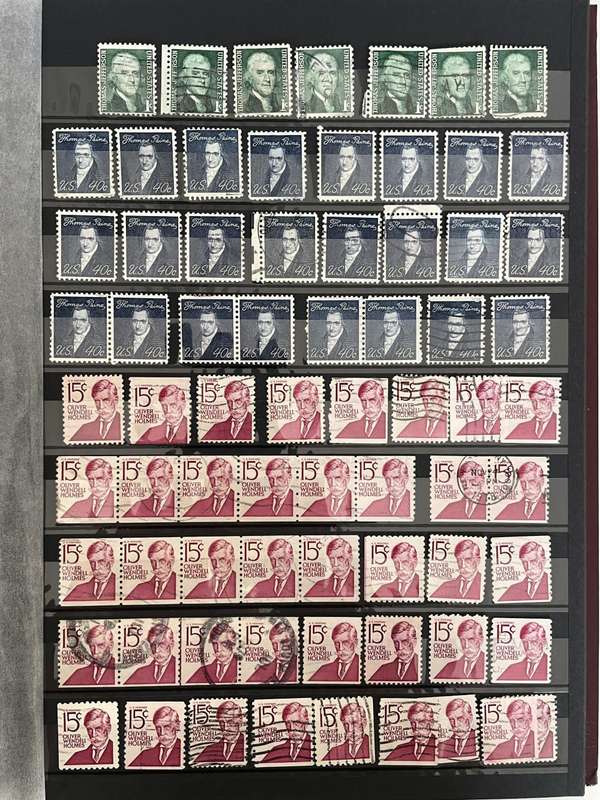 USA - 1966-1968 good selection of mint and used stamps, good value lot (7 photos)
